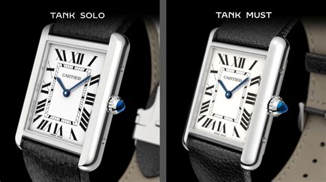 buy cartier tank solo watch|cartier tank solo vs must.